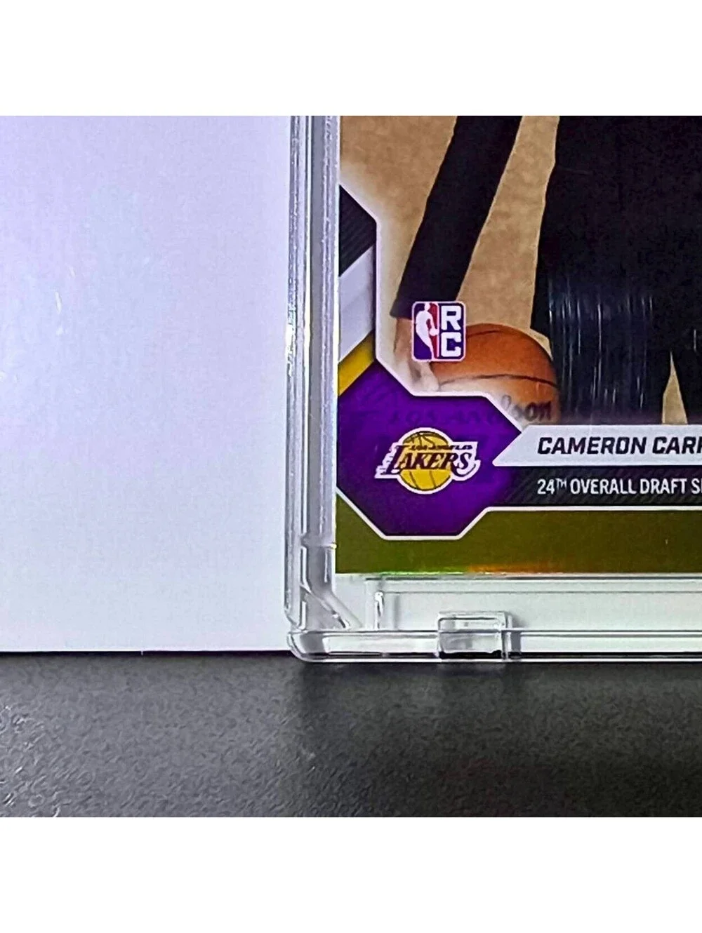 Cameron Carr Rookie 2026-27 Topps NBA Draft #CCAR Gold Foil 30/50 Card LA Lakers